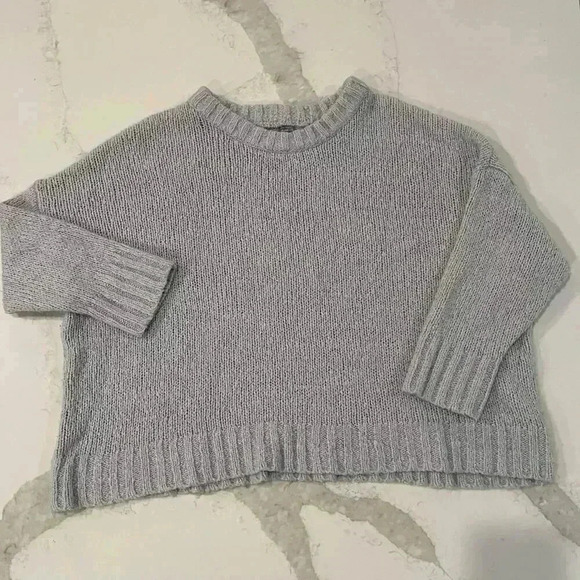 Aerie BigSky Oversized ChunkyKnit Cozycore Sweater Wool Alpaca Blend Women Large - Picture 1 of 6